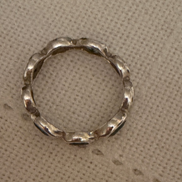 Silpada Sterling Silver & Aqua Blue Glass “Northern Lights” Ring R2280 - Picture 2 of 9